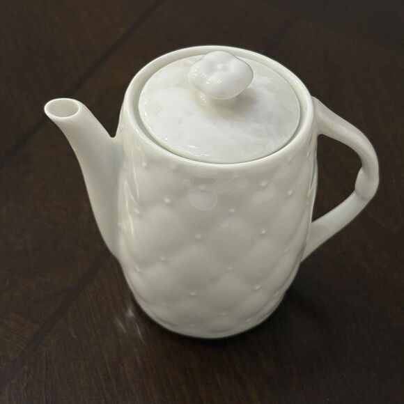 Mikasa VTG Fine China Palladio White Set Of 4 Teacups Saucers Creamer Sugar Bowl - Picture 7 of 9